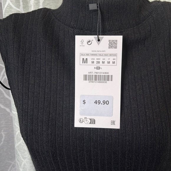 Zara Small Black Dress - Picture 13 of 15